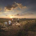 A bush picnic with sensational views.
