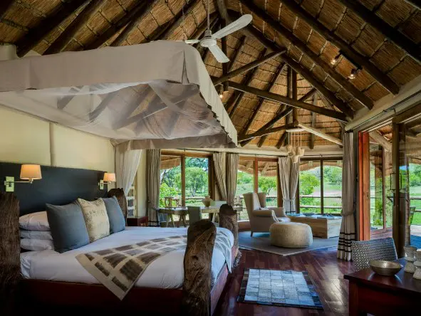 Sink deep into your comfortable bed and enjoy a relaxed stay.

