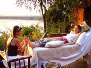 In-house spas make a great treat for everyone: older children can also enjoy a pampering session!