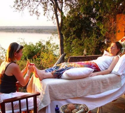 In-house spas make a great treat for everyone: older children can also enjoy a pampering session!