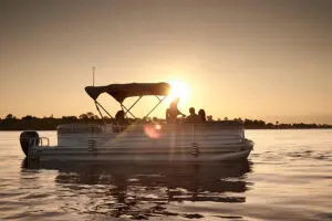A sunset cruise along the river | Victoria Falls River Lodge