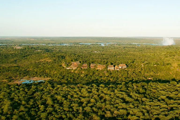 Exterior of Victoria Falls and Victoria Falls Safari Lodge