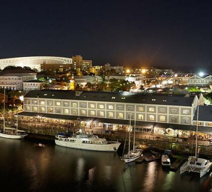 The iconic Victria & Alfred Hotel is situated in the heart of the bustling V&A Waterfront.