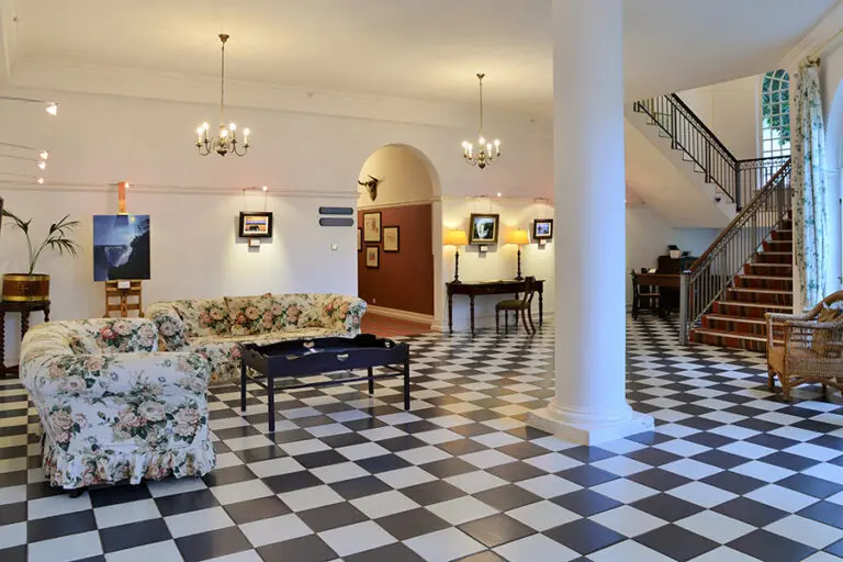 Stylish and welcoming reception.
