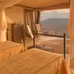 View from your villa at Saruni Samburu Lodge.