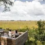 Dining out on the deck - perfect at any time of the day. 