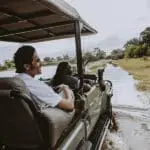 Game drives take you through rugged terrain which adds to the adventure. 