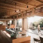 The main lodge area has plenty of space to sit back and relax. 