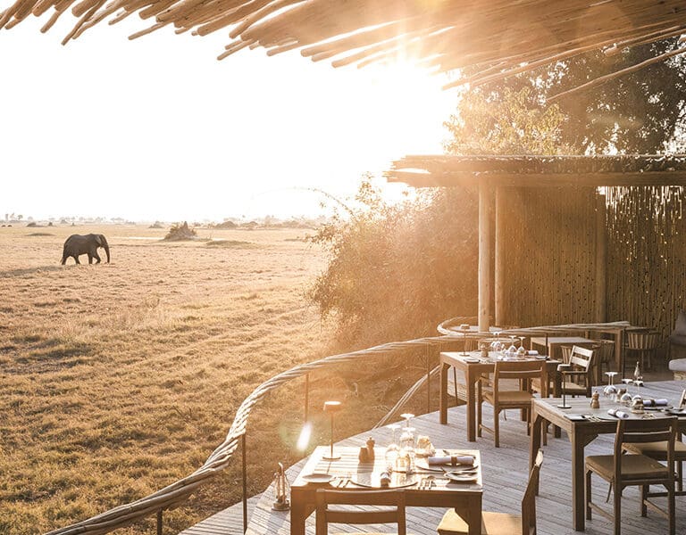 Exquisite golden hour views from the deck.
