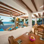 Catch a cool ocean breeze as you dine at the in-house Tides restaurant