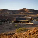 A desert oasis.