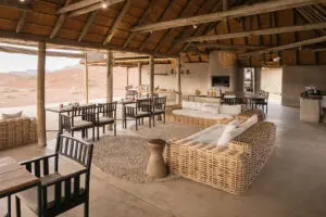 Plenty of room to relax at the lodge deck. 