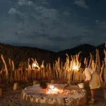 Enjoy a unique boma dinner.