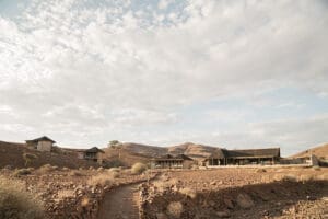Wilderness Damaraland Camp, set in a moon-like landscape. 