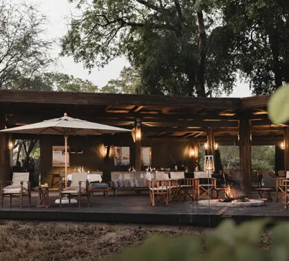 Davison's Camp main area. 