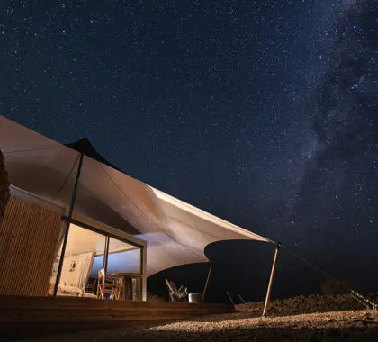 Incredible night skies with no light pollution. 