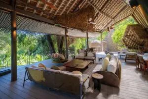 Relax in the lounge.