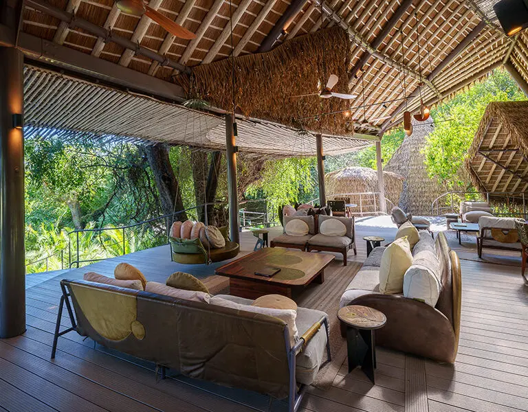 Relax in the lounge.