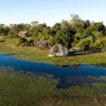 Jao Camp en el delta del Okavango de Botsuana. 
