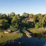 Set on a permanent channel in the Okavango Delta.