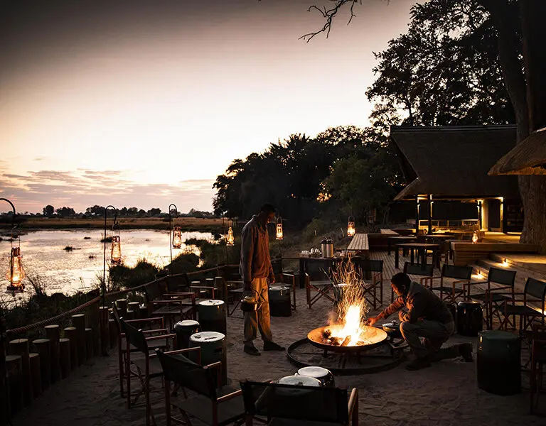 Unwind by the fire.