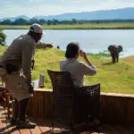 Enjoy armchair safaris from the comfort of Ruckomechi Camp.