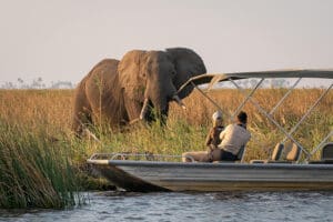 Los safaris en barco le llevan a lugares que los vehículos no pueden.