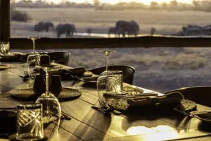 Cenar con vistas.