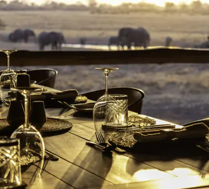 Cenar con vistas.