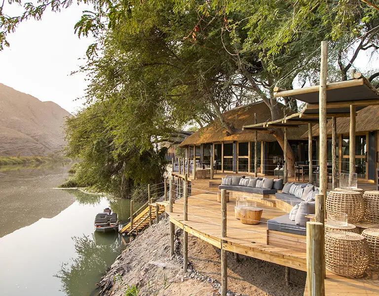 Wonderful views to be enjoyed from the deck.