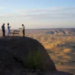 Las vistas del desierto son excepcionales. 