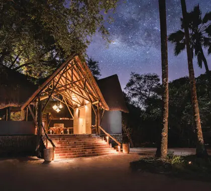 Tubu Tree Camp Tent exterior.