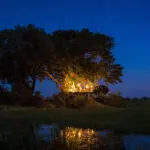 The Star Bed sleepout deck.