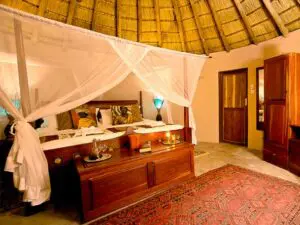 Furniture & art pieces have been personally collected by the owner over years of travel through Africa.
