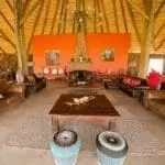 There is no mistaking the safari theme in the main lounge, the venue for drinks, stories & shared experiences.
