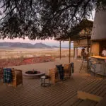Take in the expansive views from the lodge lounge and deck. 
