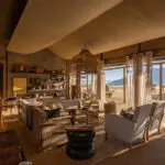 Take in the expansive views from the lodge lounge and deck. 
