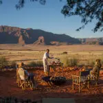 Mornings at Woledans Dune Camp.