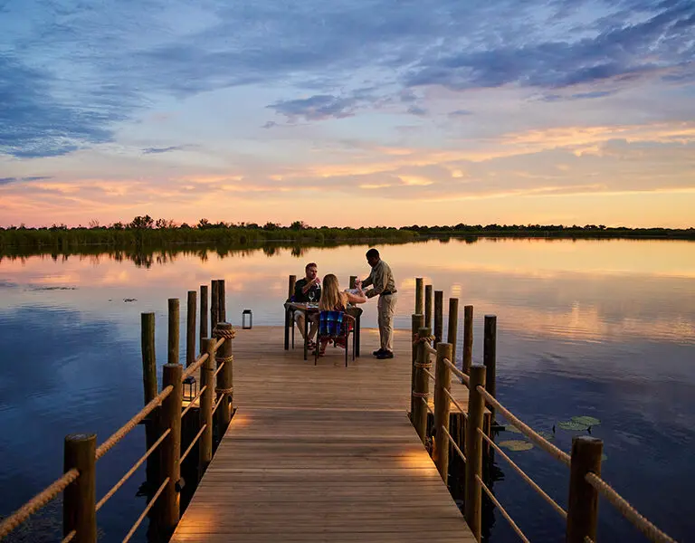 A private dinner setup. 