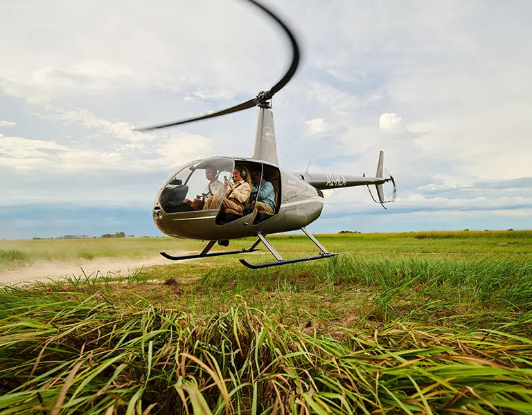 Book a scenic helicopter flight.