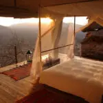 You needn't move from your bed at Saruni Samburu for some of the most breathtaking views in Kenya.