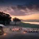 Un montaje nocturno en Zambezi Expeditions.