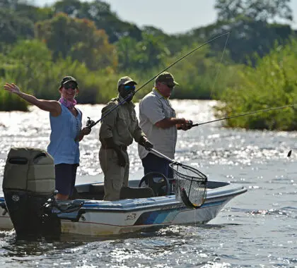 Try your hand at catch and release fishing.