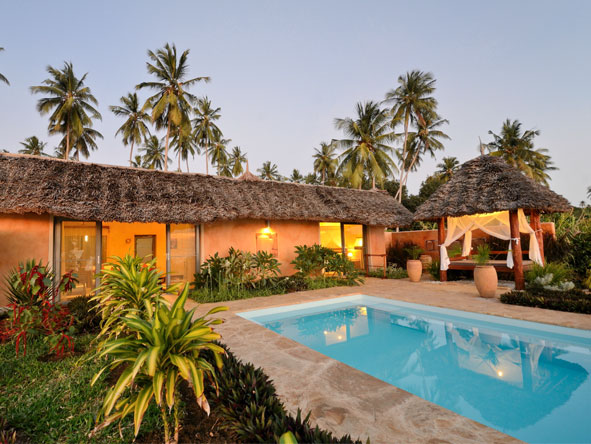Each of the seven villas at Zanzi sleeps up to four & comes complete with private pool & gazebo.