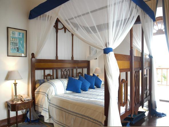 The bedroom adds a cozy and romantic atmosphere to your stay.
