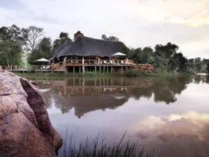 Zulu Camp overlooks a river and is perfectly situated within Shambala Private Game Reserve for superb game viewing.
