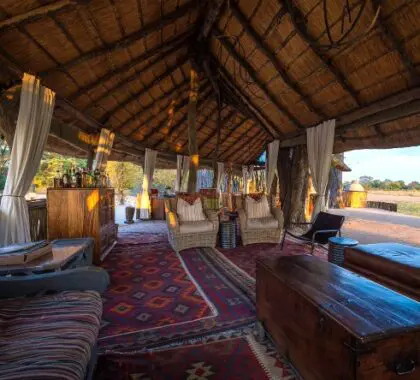 Zungulila Bush Camp lounge