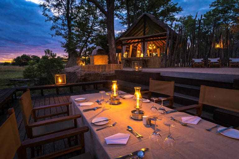Comedor al aire libre.