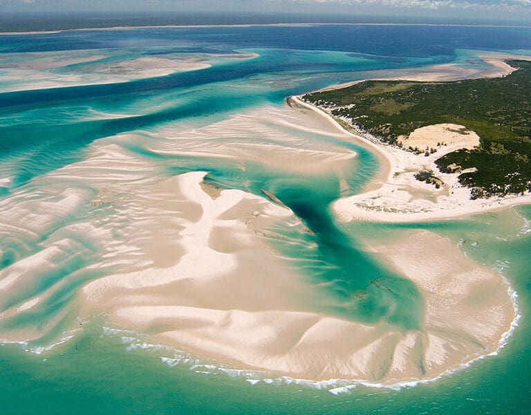 At an additional cost, book a scenic helicopter flight to experience a bird's eye view the island and archipelago. 