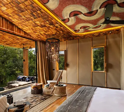 Interior de la Suite de Lujo | Grumeti Serengeti